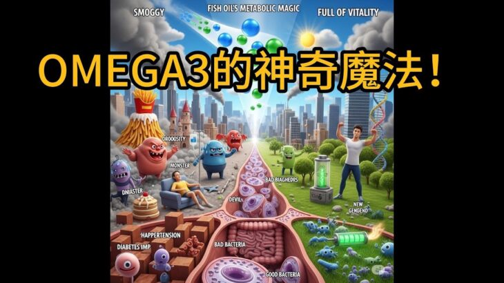震驚！魚油竟能逆轉肥胖、糖尿病？十年Omics數據說了真話！