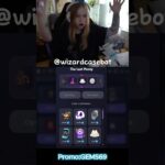 Морфи выбила дроп | Promo: GEMS69 | Крутила на Wizardcasebot #nft #shorts #telegram #twitch #crypto