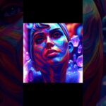 Rainbow woman and her cat #viral #rain #aisongs #edit #shorts #reels #nft #nftart #ai #aiart #air