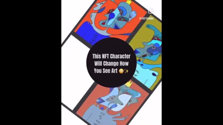 This NFT Character Will Change How You See Art 😳✨ #Tamima #art #nft #shorts #viralshorts