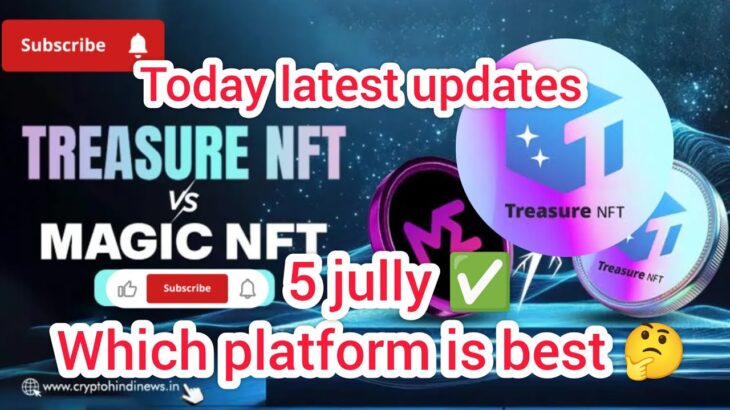 Today treasure fun new update|| which platform is best tresure nft or magic NFT? #viralvideo