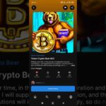 Token Crypto Bear #32. NFT Collection . #nft #opensea #bitcoin #bear #art #ethereum #nftart #shorts