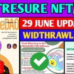 🔥Treasure NFT Fun New Update Today| Treasure NFT Withdrawal New Update! Treasure fun update