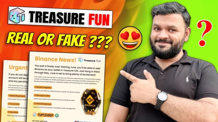 Treasure NFT Fun New Update Today 🔥 Withdrawals From 5th July 😍 | Treasure NFT Withdrawal New Update