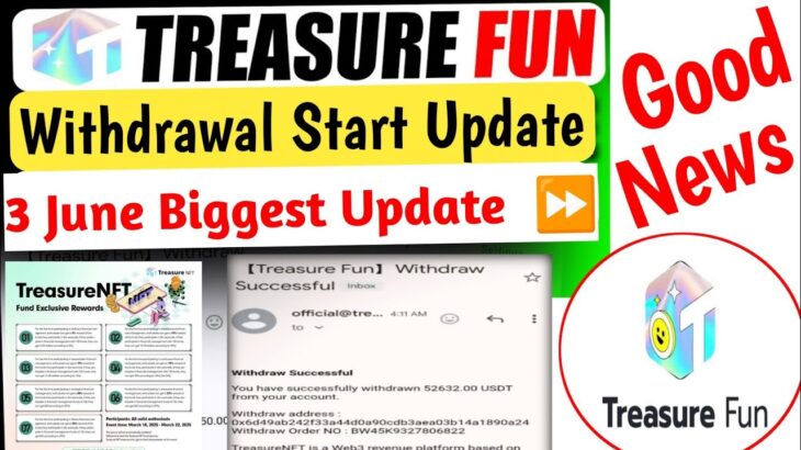 Treasure NFT New Update//Treasure Fun New Update Today! Treasure fun update