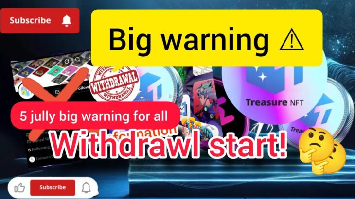 Treasure NFT today latest update#viralvideo