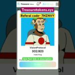 Treasure Tokens Best Platform For Earning #treasuretokens #nft #treasurenft #withdrawal