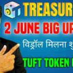 Treasurefun New update today//Treasure NFT Good News//Withdrawal start coming//TUFT Update..