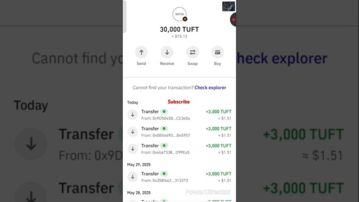 Unlimited TUFT token collect 😅🥹💔 #treasure #nft #tresurefun tresurefun airdrop token
