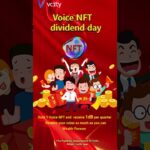 Voice NFT分红日领币领到手软持1张Voice NFT每季度领取1分贝财富永续#謝章#第五城#Vcity.app