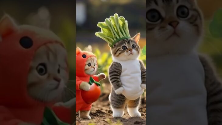 だいこん猫の歌 #cute #cat #aiart #cutecat #dance #kawaii #nft #funny #animals #anime