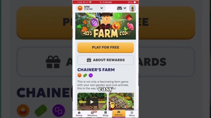 #free #crypto #nft #freecrypto #freemoney #freenfts #freestuff #gaming #farminggame #easy #shorts