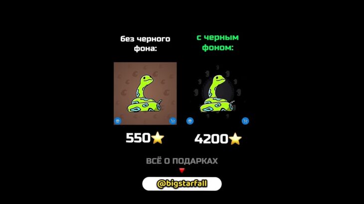 ЧЕРНЫЙ ФОН НА ПОДАРКЕ = ГЕМ! #nft #подарки #тгподарки #звезды #тгзвезды #подаркитг #нфт