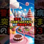 【警告】糖尿病に片足突っ込んでます！朝の極悪習慣３選 #健康 #雑学 #shorts