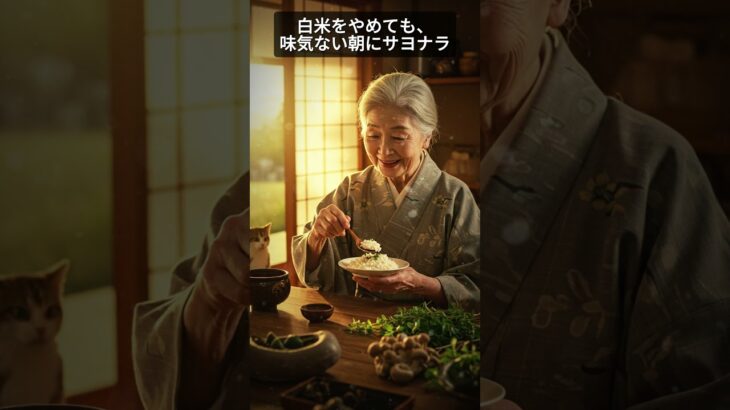 #糖尿病予防 #高齢者の健康 #糖尿病食白米をやめても、味気ない朝にサヨナラ| 糖尿病で落ち込んでいた母に勧めたのは黒米。