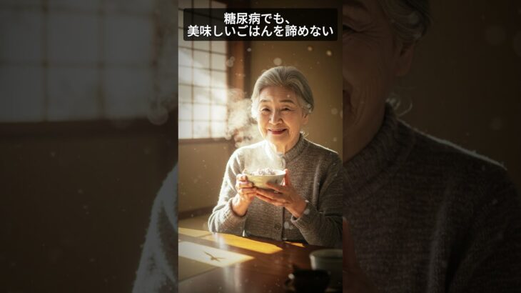 糖尿病でも、美味しいごはんを諦めない|糖尿病になっても“お米を楽しむ”ことをあきらめなくていい理由とは。#糖尿病予防 #高齢者の健康 #糖尿病食