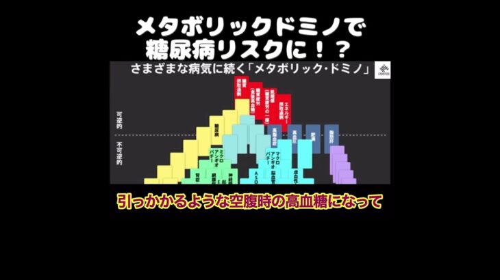 【ホリエモン】メタボリックドミノで糖尿病リスクに！？