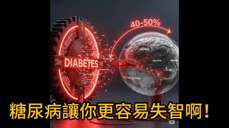 糖尿病更容易失智？！
