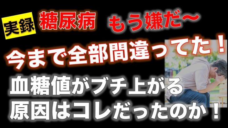 【糖尿病】血糖値がブチ上がる原因はコレだったのか！今まで全部間違ってた！