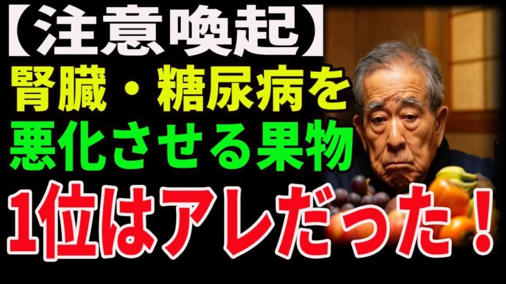 【注意喚起】腎臓・糖尿病を悪化させる果物、1位はアレだった！｜高齢者必見｜老後の健康｜健康長寿｜食事の知恵｜オーディオブック｜老後の備え