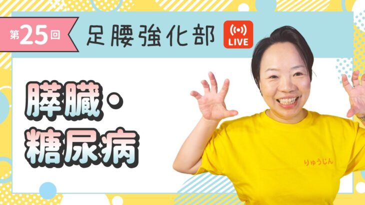 【第25回・りゅうじん足腰強化部】「膵臓・糖尿病」