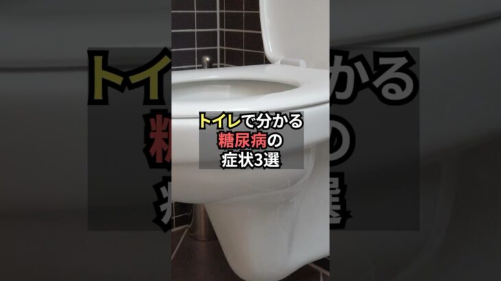 トイレでわかる糖尿病の症状3選【薬剤師が解説】