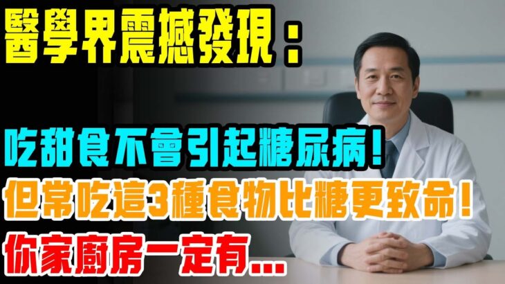 震驚！39歲女教師糖尿病離世，醫生警告：這3種食物比糖更致命！60歲以上必看，你家廚房可能藏著糖尿病元凶…#糖尿病#養生#食物#健康#老年人