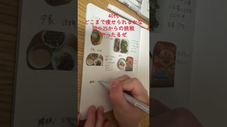 糖尿病予備軍40代食事記録