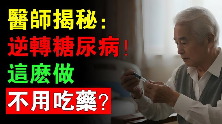 糖尿病竟能逆轉？醫師揭4大飲食地雷+3大穩糖菜單，血糖恢復正常不用吃藥！#健康知識#老年健康#健康養生#糖尿病飲食#血糖控制#糖尿病逆轉