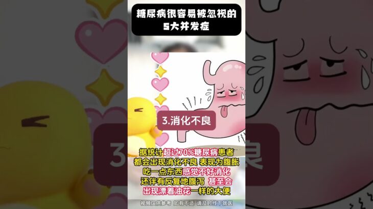 糖尿病很容易被忽视的5大并发症#科普 #糖尿病 #血糖 #糖尿病科普 #全科医生马楼艳