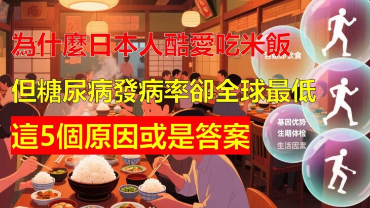為什麼日本人酷愛吃米飯，但糖尿病發病率卻全球最低，這5個原因或是“答案”【酥四姨說家裝】#生活小妙招 #生活 #生活經驗 #生活小技巧