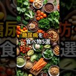 糖尿病を防ぐ食べ物5選　 #健康 #雑学#料理#糖尿病