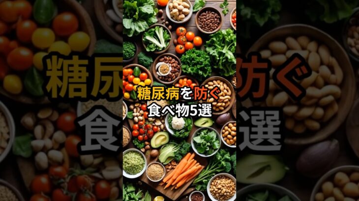 糖尿病を防ぐ食べ物5選　 #健康 #雑学#料理#糖尿病