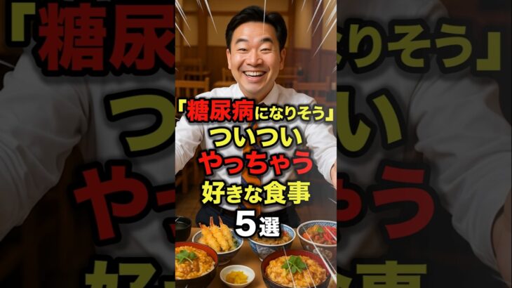 【いいねとフォローお願いします🙇‍♂️✨】「糖尿病になりそう」ついついやっちゃう好き食事5選#今日から使える健康情報館
