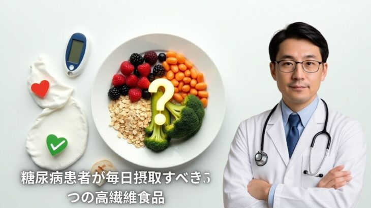 医師のアドバイス：糖尿病患者が毎日摂取すべき5つの高繊維食品