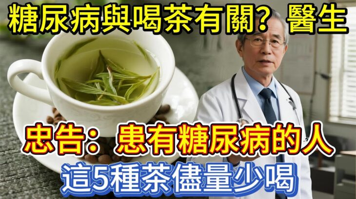 糖尿病與喝茶有關？醫生忠告：患有糖尿病的人，這5種茶儘量少喝