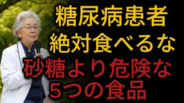 糖尿病管理法砂糖より危険な5つの食品と解決策  🌞 91歳の医師ヒデキ・タナカが贈る！糖尿病を食事