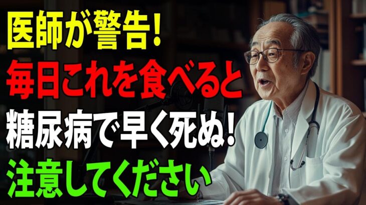 「毎日これを食べていませんか？糖尿病で命を縮める、60歳以降の5つの危険な食習慣」