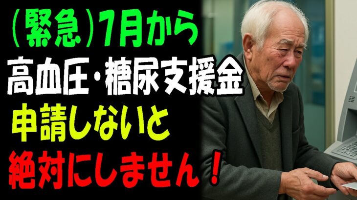 7月スタート！高血圧・糖尿病の方向け支援金、“申請しない人”は対象外に
