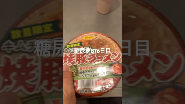 深夜に船で食うカップラーメンは最高や！！糖尿病876日目食事記録  #糖尿病の品格 #糖尿病 #心筋梗塞 #血糖値 #hba1c