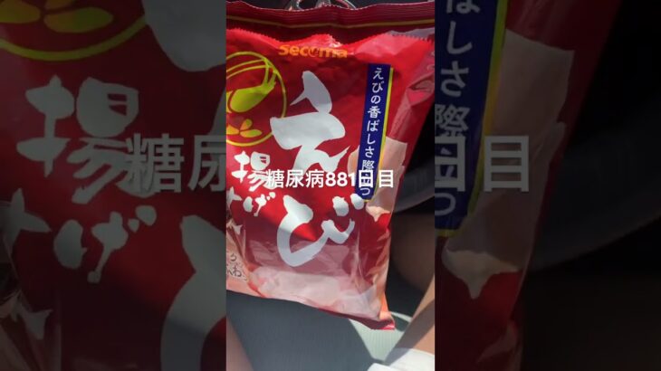 セイコーマートオリジナルエビ揚げせん食べた糖尿病881日目食事記録  #糖尿病の品格 #糖尿病 #心筋梗塞 #血糖値 #hba1c
