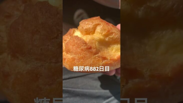 よくわからんシュークリーム食べた糖尿病882日目食事記録  #糖尿病の品格 #糖尿病 #心筋梗塞 #血糖値 #hba1c