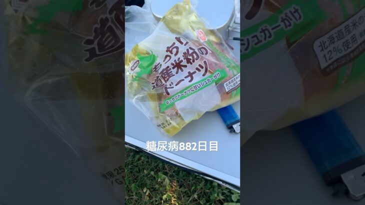 ファンタグレープともっちりドーナツ食べた糖尿病882日目食事記録  #糖尿病の品格 #糖尿病 #心筋梗塞 #血糖値 #hba1c
