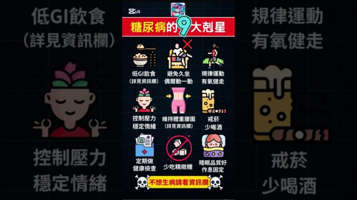 糖尿病的9大剋星，做對這些事比吃藥更有用！｜一日疾病剋星