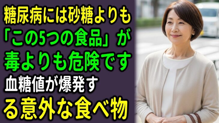 91歳の医師が語る｜糖尿病患者が絶対に避けるべき、砂糖より危険な食べ物5選｜血糖値が爆発的に上がる「この食品」は絶対に食べないでください