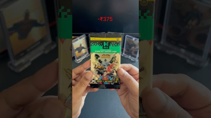 Are we in Profit or loss? Lets check by Opening Flowpack of DC chapter 2 Black Adam Hybrid NFT