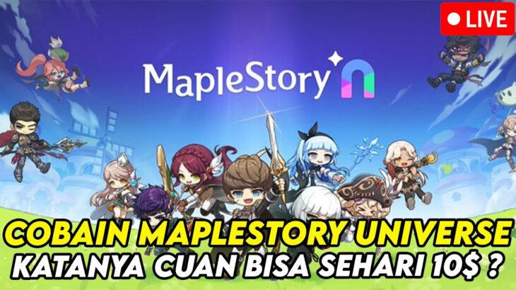 COBAIN MMORPG NFT/P2E MAPLESTORY UNIVERSE YANG KATANYA CUAN ? ? ASIK BITCRAFT UDAH BALIK MODAL ! !