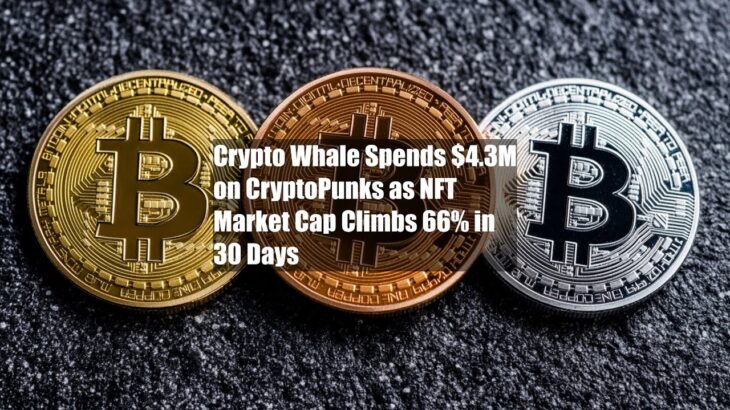 Crypto Whale Spends $4.3M on CryptoPunks as NFT Market Cap Climbs 66% in 30 Days