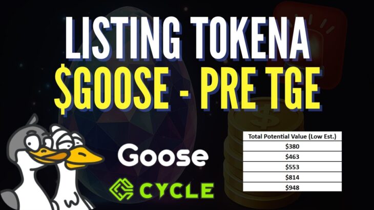 GOOSE Wystartował w PRE TGE | Wkrótce Koniec Sprzedaży NFT! 🚨