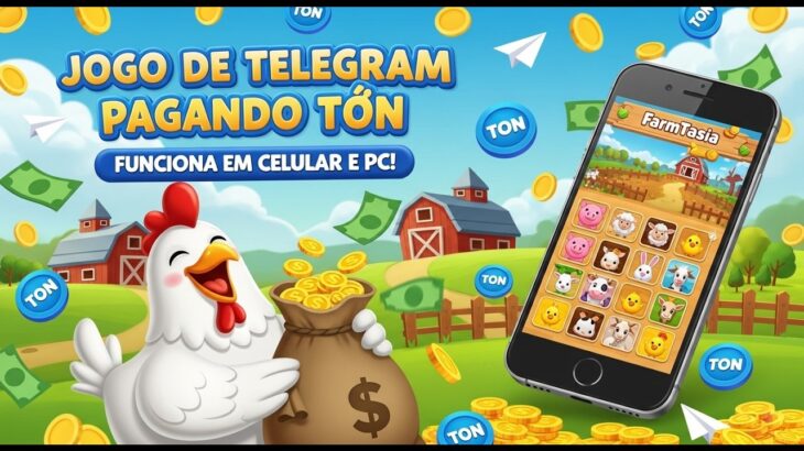 Ganhe Dinheiro com 1 Click por Dia com esse Jogo NFT Grátis dentro do Telegram Pagando em TON